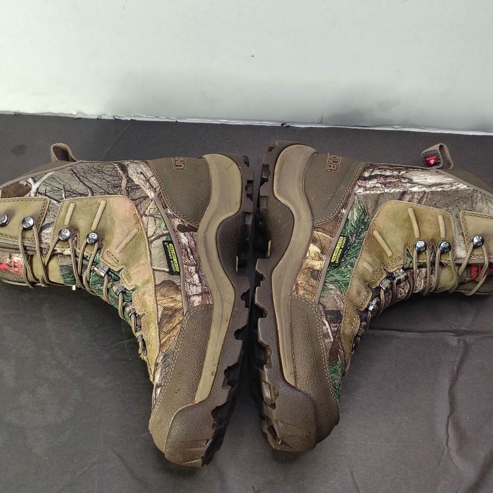 Under Armour Brow Tine Hunting Boots 400g Primaloft GoreTex Womens 7.5 Camo Pink - Picture 7 of 14